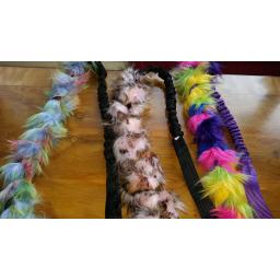 Fleece plaits, with webbing and bungee handles